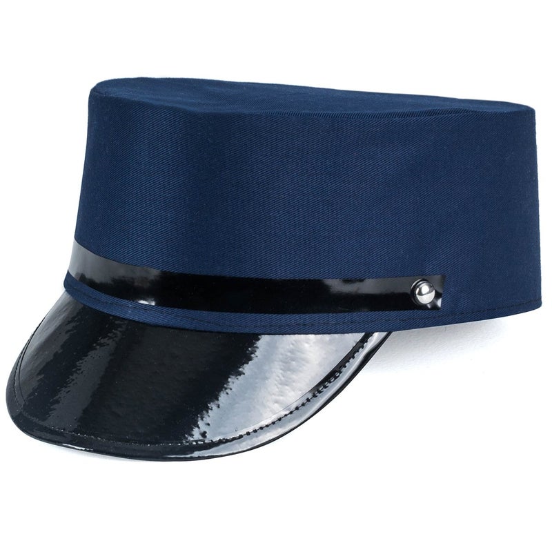 Tigerdoe Conductor Costume - Train Driver - Train Engineer Costume - Conductor Hat - - (2 Pc Set) Navy Blue - Image 3